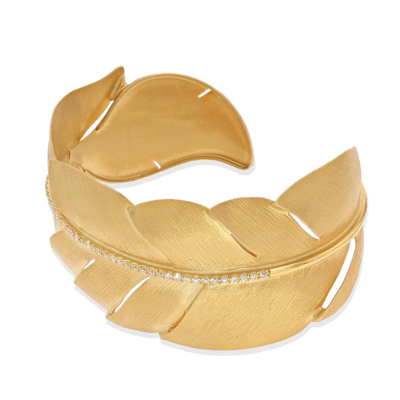Marika 14k Gold & Diamond Cuff - MA4165-Marika-Renee Taylor Gallery