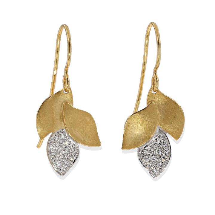 14K Gold & Diamond Earrings - M7020-Marika-Renee Taylor Gallery