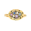 18K Little Pool Blue/Purple Mix Sapphire & Diamond Ring - R-140SA-Alex Sepkus-Renee Taylor Gallery