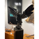 "Wise Owl on Base"-John Benedict-Renee Taylor Gallery