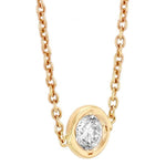 18k Yellow Gold & Diamond Necklace - 001355AYCHD0-Roberto Coin-Renee Taylor Gallery