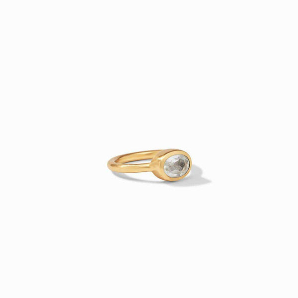 Jewel Stack Ring - Iridescent Charcoal Blue - Julie Vos