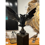 "Wise Owl on Base"-John Benedict-Renee Taylor Gallery
