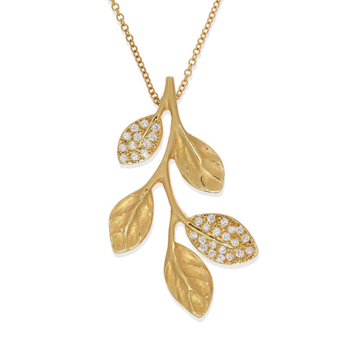 Marika 14k Gold & Diamond Necklace-Marika-Renee Taylor Gallery