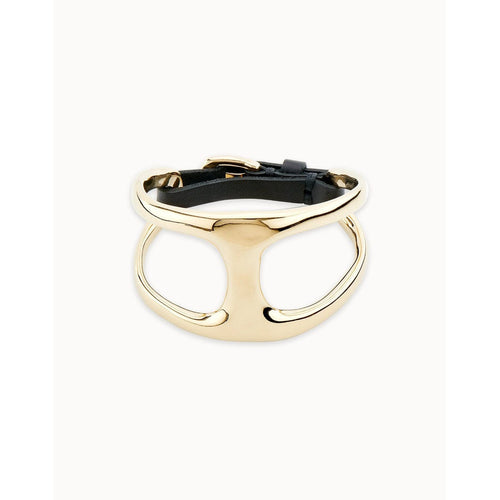 18K Gold Plated Bracelet - PUL1990NGRORO-UNO de 50-Renee Taylor Gallery