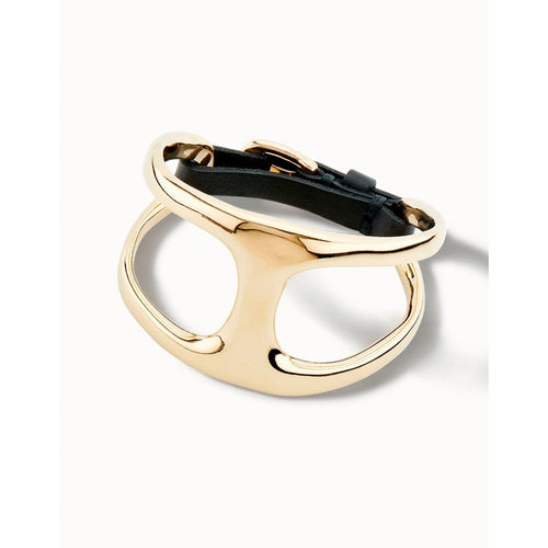18K Gold Plated Bracelet - PUL1990NGRORO-UNO de 50-Renee Taylor Gallery