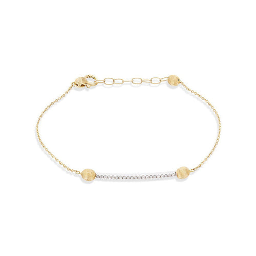 "ÉLITE" Gold & Diamonds Bar Bracelet - BS26-583-Nanis-Renee Taylor Gallery