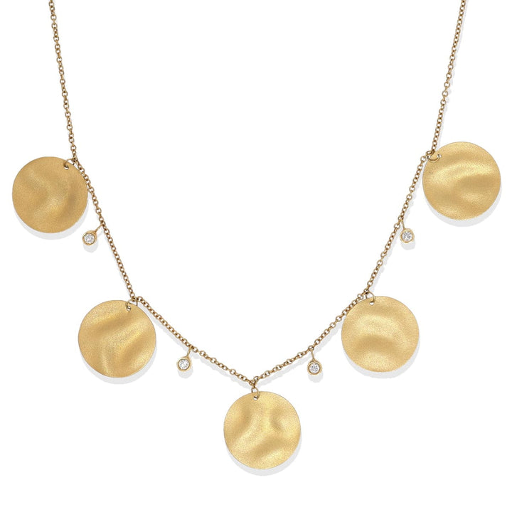 14K Gold & Diamond Circle Necklace - M8062-Marika-Renee Taylor Gallery