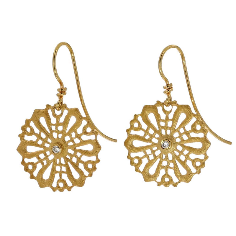 Marika 14k Gold & Diamond Earrings - M4540-Marika-Renee Taylor Gallery