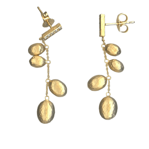 14K Gold & Diamond Earrings - M5747-Marika-Renee Taylor Gallery