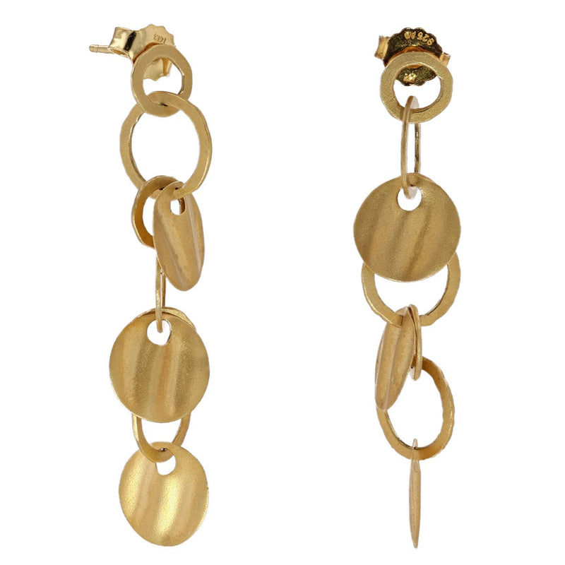 Marika 14k Gold Dangle Circle Earrings - MA8355-Marika-Renee Taylor Gallery