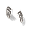 Bamboo Silver Earrings - EB50097-John Hardy-Renee Taylor Gallery