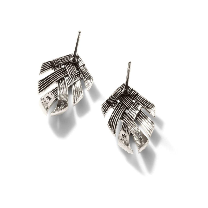 Bamboo Silver Earrings - EB50097-John Hardy-Renee Taylor Gallery