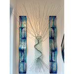 "Rainy Days Bonsai" Triptych-Gravity Glass-Renee Taylor Gallery