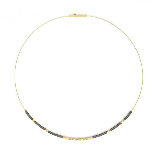 Senbo Hematite Necklace - 84101276-Bernd Wolf-Renee Taylor Gallery