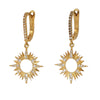 Marika 14k Gold & Diamond Sunburst Earrings - M8758-Marika-Renee Taylor Gallery