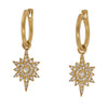 Marika 14k Gold & Diamond Starburst Earrings - MA8755-Marika-Renee Taylor Gallery