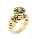 18K "Orchard" Demantoid Garnet & Diamond Ring - R-129DC-Alex Sepkus-Renee Taylor Gallery