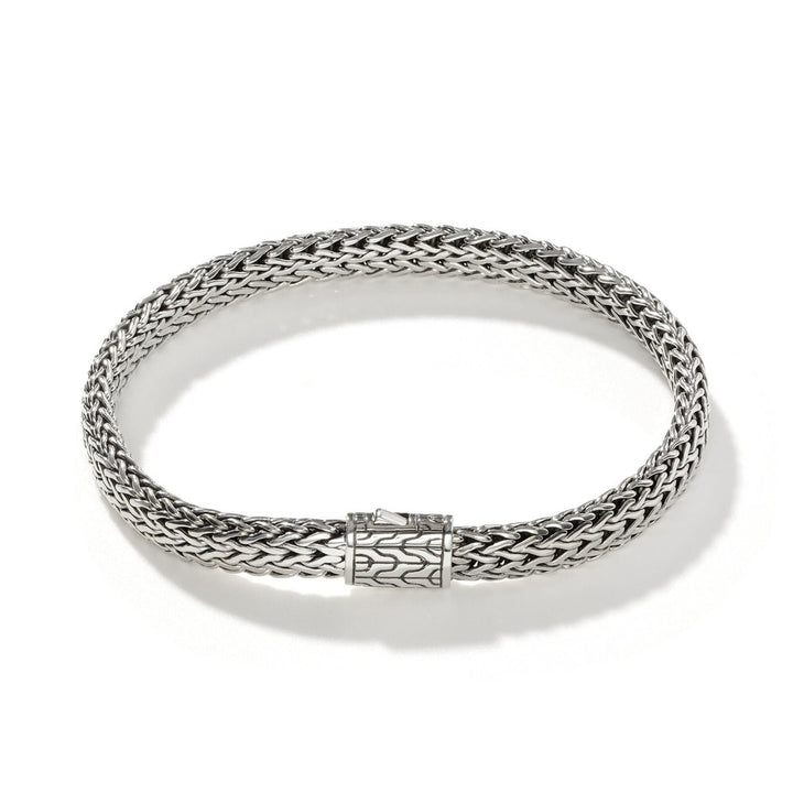 Classic Chain Silver Flat Chain Bracelet - BM904005C-John Hardy-Renee Taylor Gallery
