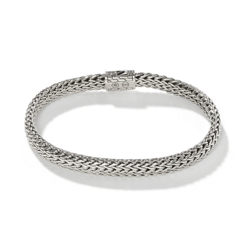 Classic Chain Silver Flat Chain Bracelet - BM904005C-John Hardy-Renee Taylor Gallery