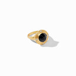 Astor Obsidian Black Ring - R199GBO-Julie Vos-Renee Taylor Gallery