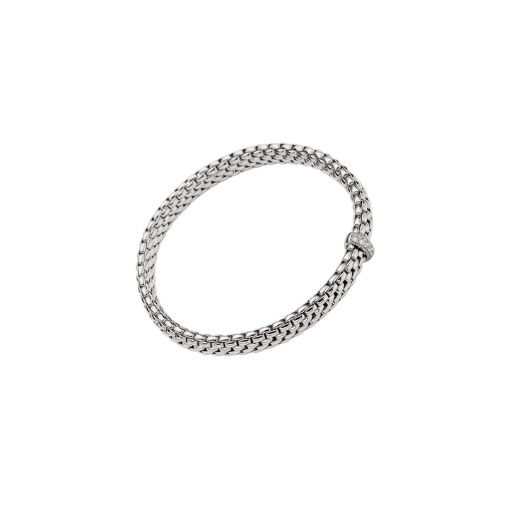 Flex'it VENDÔME 18K White Gold 6.5mm Bracelet with Diamonds-FOPE-Renee Taylor Gallery