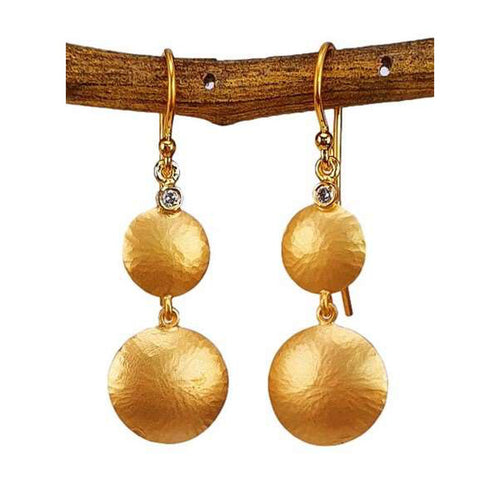 14K Gold & Diamond Earrings - M5788-Marika-Renee Taylor Gallery