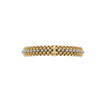 PANORAMA 18K Yellow Gold 3.65mm Bracelet with Diamonds-FOPE-Renee Taylor Gallery