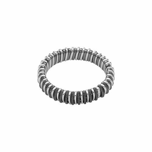 Flex'it Panorama Collection Bracelet with Black Diamonds and 18K White Gold-FOPE-Renee Taylor Gallery