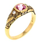 18K and Diamond "Reed" Ring PINK SPINEL-Alex Sepkus-Renee Taylor Gallery