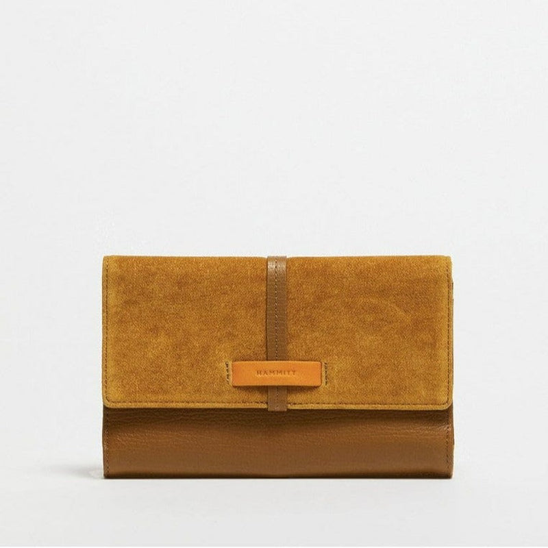 BENJAMIN WALLET - Golden Valley Tan/Brushed Gold-Hammitt-Renee Taylor Gallery