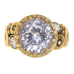 18K and Diamond "Orchard" Ring White Sapphire - R-115D-Alex Sepkus-Renee Taylor Gallery