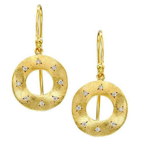 14K Gold & Diamond Earrings - M6523-Marika-Renee Taylor Gallery