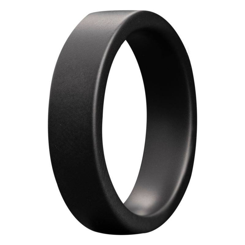 (6mm) Black Ceramic Flat Matte Finish - K6BC601-10-Heavy Stone-Renee Taylor Gallery