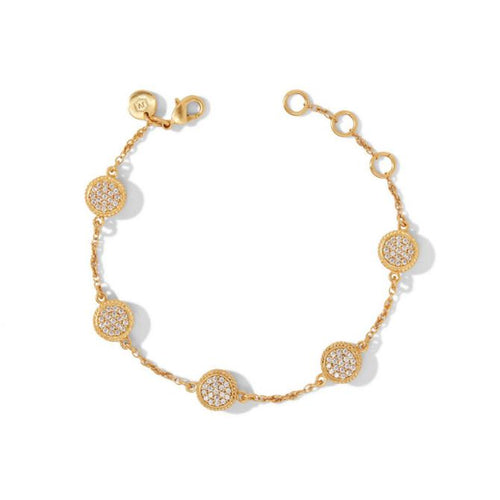 Windsor Delicate Bracelet Gold Pave White - BL165GPCZ00-Julie Vos-Renee Taylor Gallery