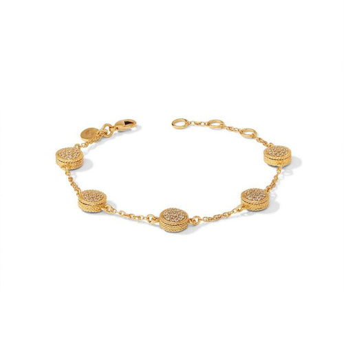 Windsor Delicate Bracelet Gold Pave White - BL165GPCZ00-Julie Vos-Renee Taylor Gallery