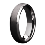 (6mm) Tantalum Bevel Satin Finish Center and High Polish Edges - K6TN107-10-Heavy Stone-Renee Taylor Gallery