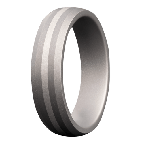 6mm Tungsten Matte Beveled Ring with Platinum Inlay – K6TU625:PT1-Heavy Stone-Renee Taylor Gallery