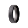 (6mm) Zirconium Bevel Satin Finish Center and High Polish Edges - K6Z107-10-Heavy Stone-Renee Taylor Gallery