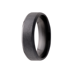 (6mm) Zirconium Bevel Satin Finish Center and High Polish Edges - K6Z107-10-Heavy Stone-Renee Taylor Gallery