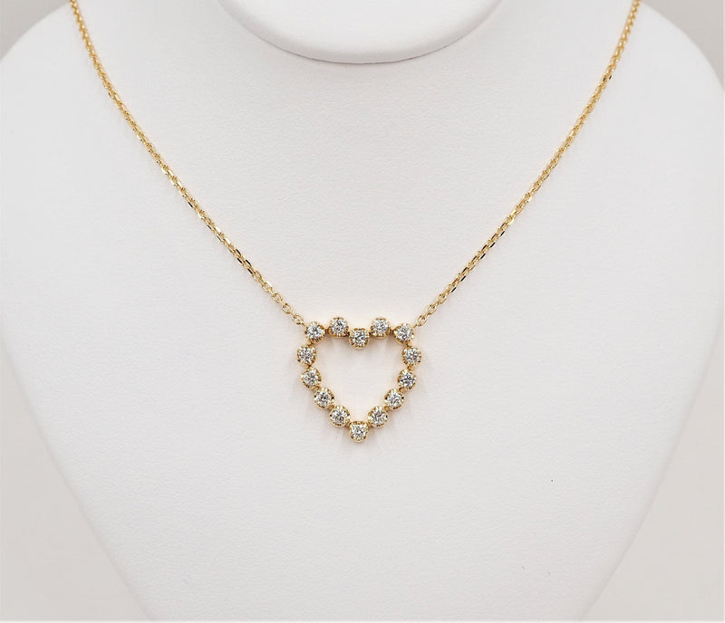 18K Yellow Gold and Diamond Necklace - 707NC-Paramount Gems-Renee Taylor Gallery