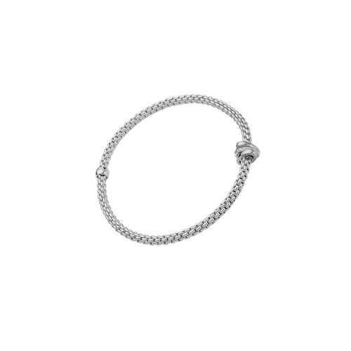 Flex'it 18K White Gold Bracelet with Diamond 10ct-FOPE-Renee Taylor Gallery