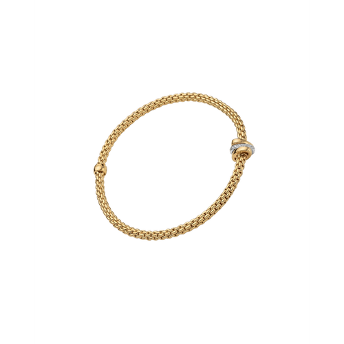Flex'it 18K Yellow and White Gold Bracelet with Diamond 10ct-FOPE-Renee Taylor Gallery