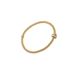 Flex'it 18K Yellow Gold Bracelet with Rose, Yellow and White Gold Rondels-FOPE-Renee Taylor Gallery