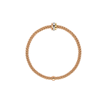 Flex'it 18K Rose Gold Bracelet with Rose, Yellow and White Gold Rondels-FOPE-Renee Taylor Gallery