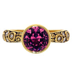 18K and Diamond "Martini" Ring with Rhodolite - R-128YY8.0-Alex Sepkus-Renee Taylor Gallery