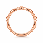 14K Rose Gold Alternating Bar and Bujukan Stackable Ring - LR51938K4JJJ-Gabriel & Co.-Renee Taylor Gallery