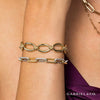 14K White-Yellow Gold Diamond Link Bracelet 7 inch - TB4851M45JJ-Gabriel & Co.-Renee Taylor Gallery