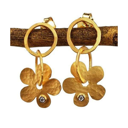 14K Gold & Diamond Earrings - M8283-Marika-Renee Taylor Gallery
