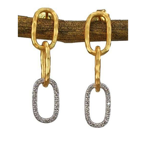 Marika 14K Gold & Diamond Earrings - M8301-Marika-Renee Taylor Gallery